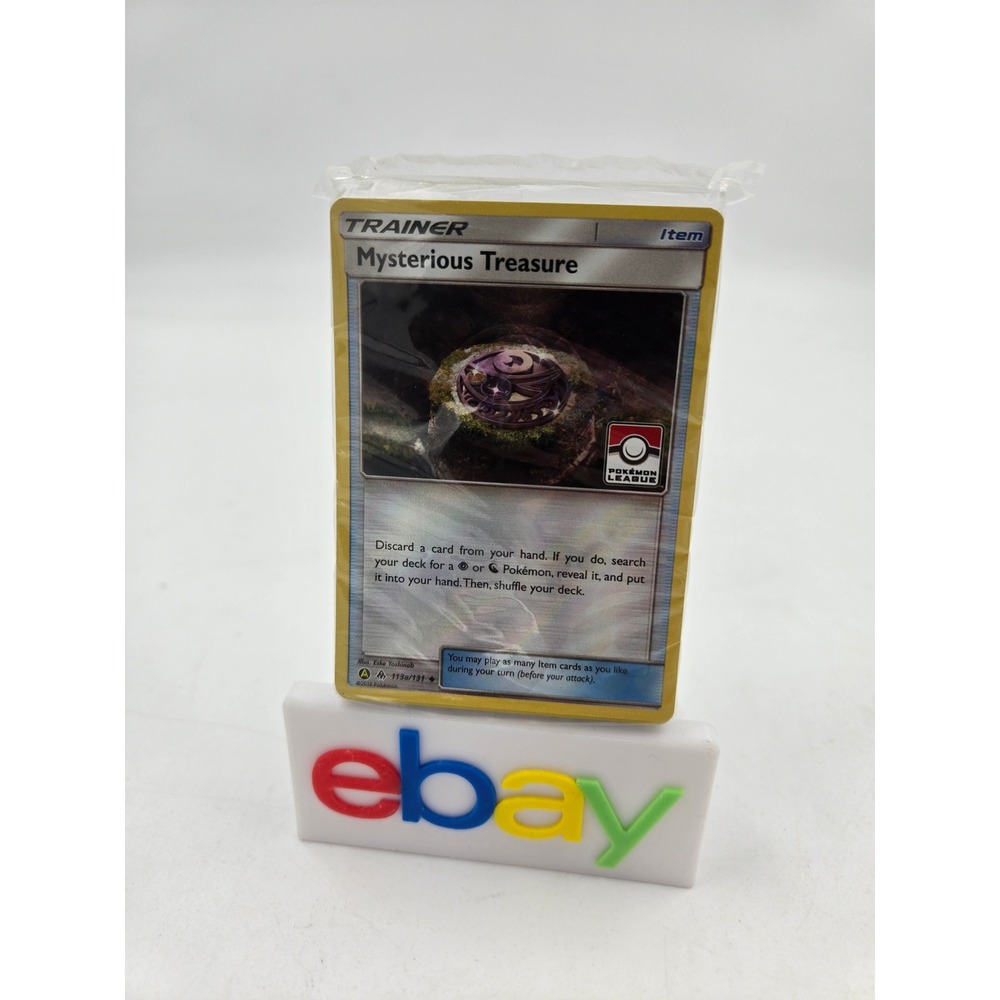 Pokemon SEALED Mysterious Treasure 113a/131 Pokemon League Promo Pack Sept 2019